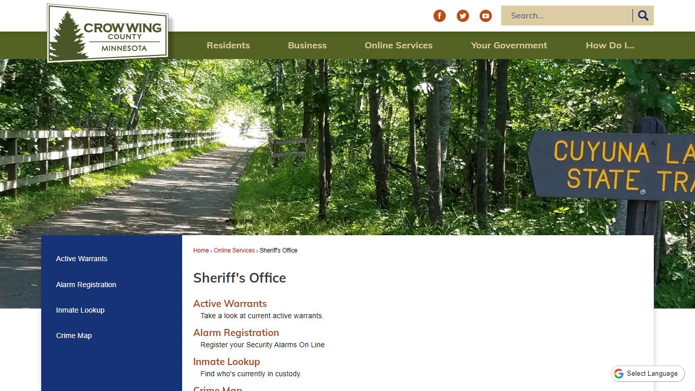Sheriff's Office | Crow Wing County, MN - Official Website